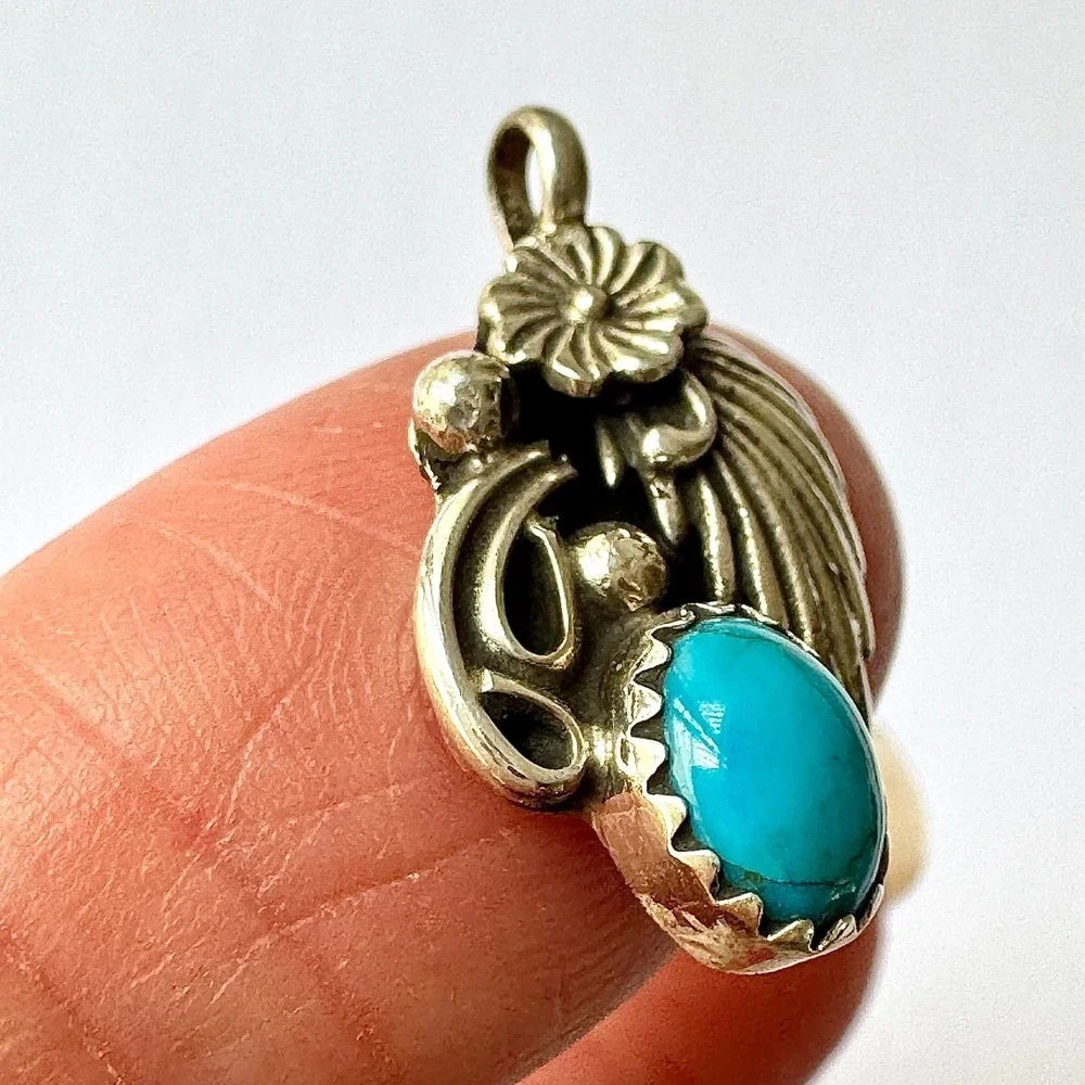 Native American Navajo Indian Turquoise Jewelry sweet petite